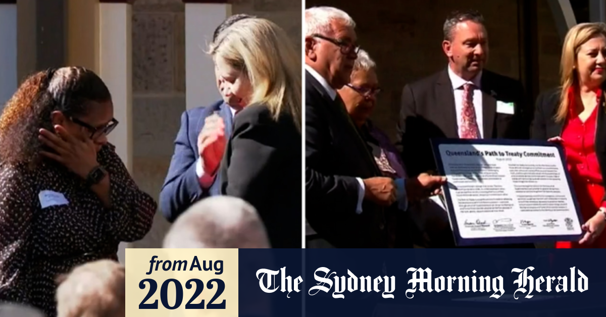 Video Queensland government, Indigenous groups sign 'path to treaty'